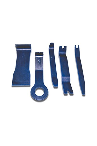 JBM Set de 5 pârghii din plastic 00375, pentru demontarea tapițeriei