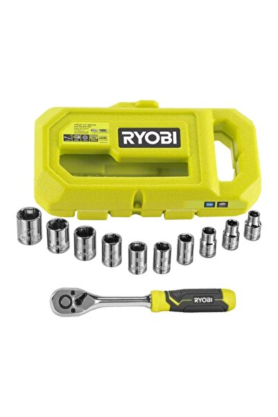 Ryobi RHRS10PC 1/4 Cırcırlı Lokma Seti 10 Parça