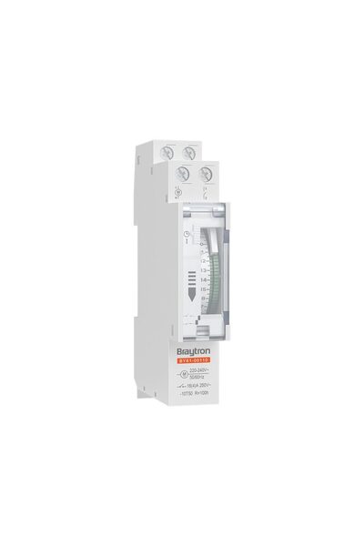Braytron Temporizator industrial pe șină DIN de 24 de ore (Braytron)