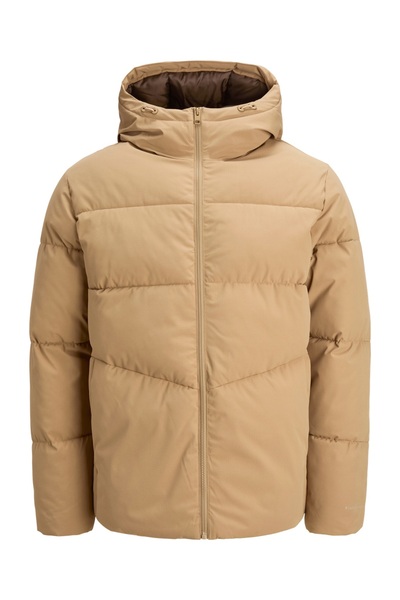 Jack & Jones Jjglbl Jacket Puffer Elmwood Beige Men's Coat