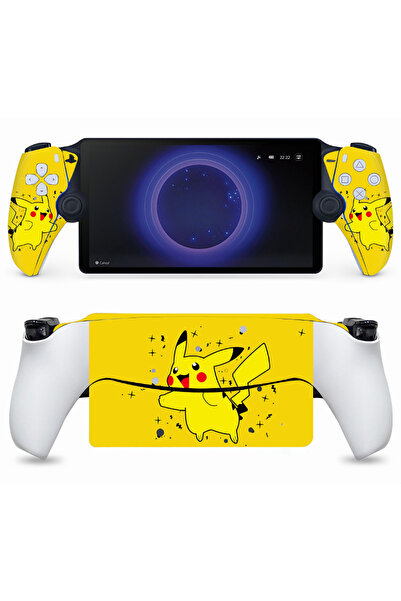 NITOPLAY Autocolant Pentru Playstation Portal Pokemon, Pikachu