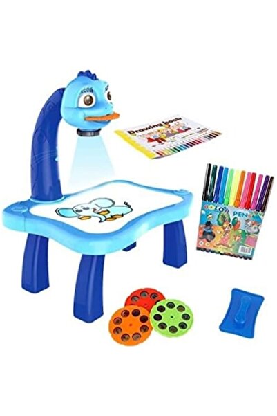 dalimag Εκπαιδευτικό Τραπέζι Σχεδίου για Παιδιά με Προβολέα & Μουσική, 12 Χρώ...