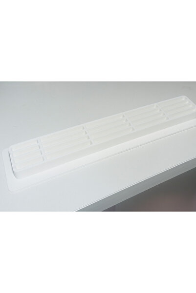 GenelTedarik Kapı Altı Menfez Kapak 27*4,5 Beyaz