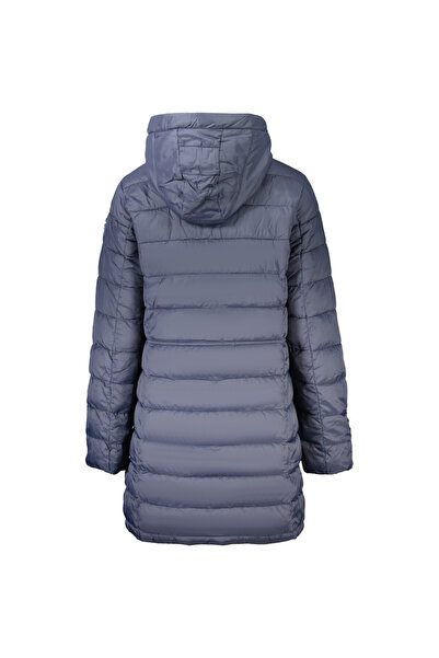 Pepe Jeans Women's Sally Long Jacket - Long Sleeves with Hood, 2 External Pockets, Zip, Logo