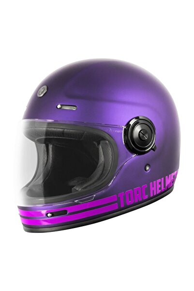 TORC T-1 Newport Cali Iridecent Kapalı Motosiklet Kaskı Mor