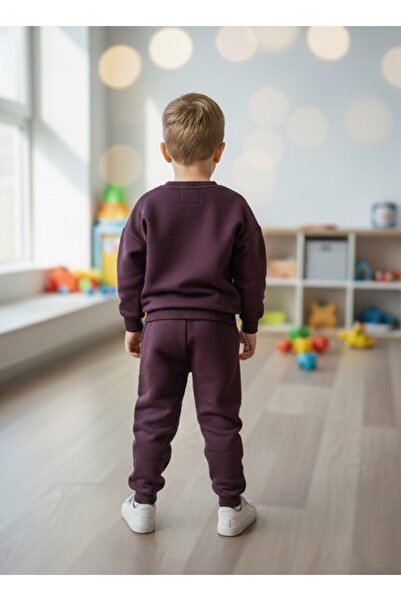 SMALL TOUCH UNISEX ÇOCUK NAKIŞLI SWEAT EŞOFMAN TAKIM