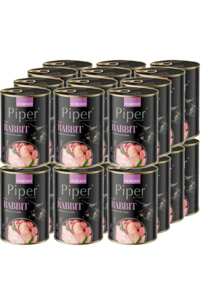 Other Hrană umedă DOLINA NOTECI Piper RABBIT pentru pisici sterilizate 24x400g