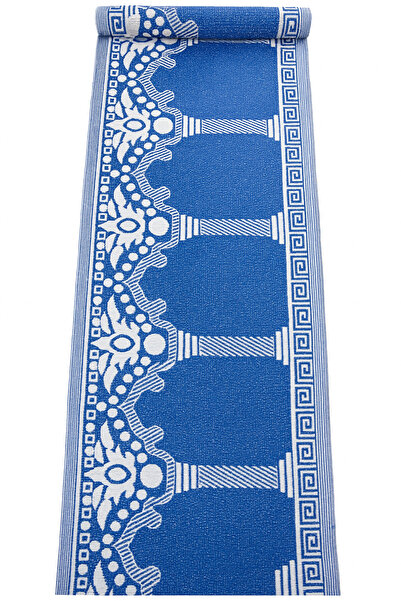 bademlerhali Πλαστικό ρολό χαλάκι προσευχής ψάθινο χαλάκι 5 μέτρων διπλής όψης, παχύ και ανθεκτικό