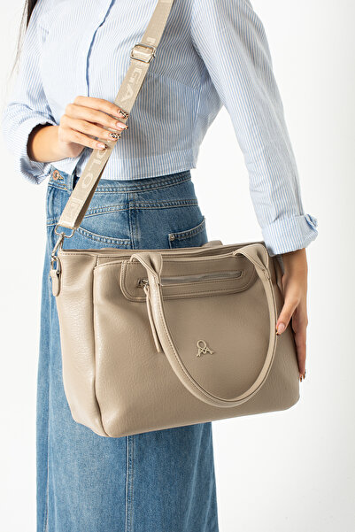 MEGA ÇANTA New Good Quality Soft Leather Multi- Compartment Shoulder Bag Handbag