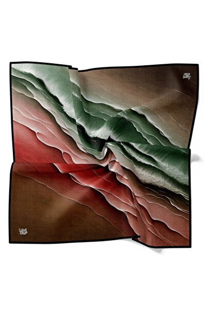 Levidor Φουλάρι με λαμπερό κρυστάλλινο σχέδιο Sea Wave