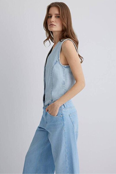 Mavi Women's Vela Denim Vest 1110448-89682