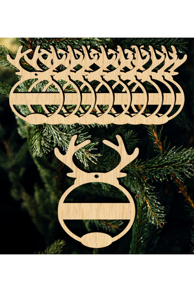 Bloom Atelier Set 10 buc Blank Glob Lemn Model Ren