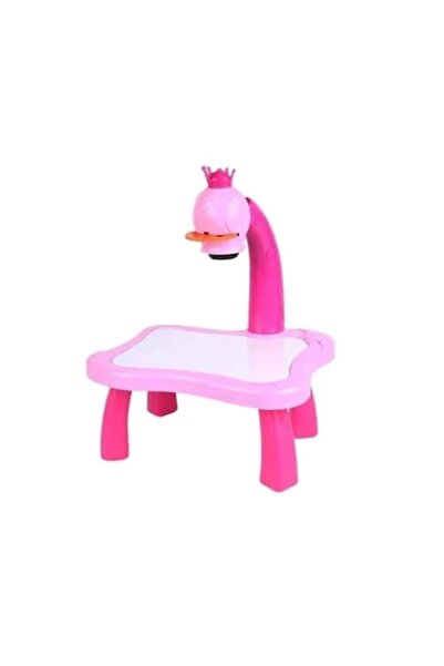 FOXMAG24 Tablă de desen pentru copii cu proiector de holograme, roz