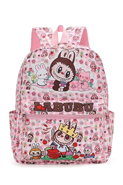 OEM Labubu children's backpack, 2 compartments, colorful, 40x30cm