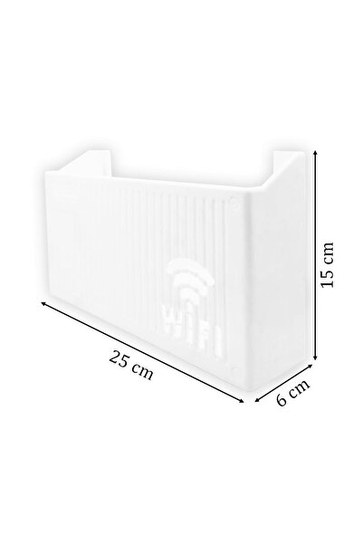 omilife Wall Mountable Modem Wifi Storage Box – Plexiglass Minimalist Design 25X15X6 cm