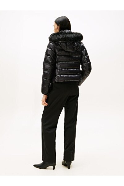 Tommy Hilfiger GLOSS HW DOWN SLIM JACKET W FUR