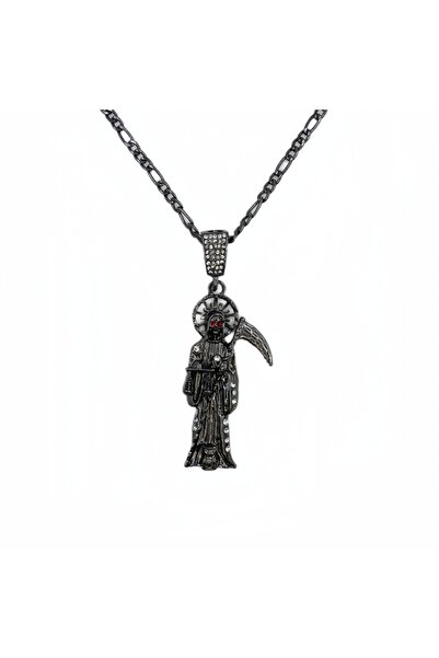 Choice Santisma Muerte سانتا Muerte قلادة فيجارو سلسلة Santisma Muerte قلادة/...