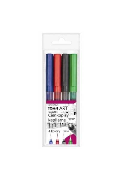 Other Toma Capillary Fineliner Set of 4 TO-347 0.5 mm