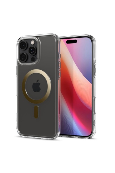 Spigen Carcasă pentru iPhone 16 Pro Max, Ultra Hybrid - Auriu