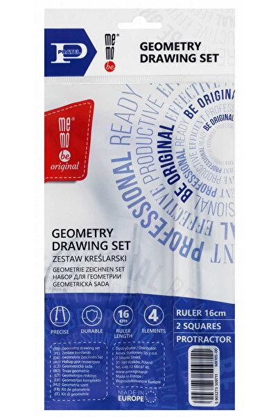 Other MemoBe by PRATEL DRAWING SET WITH RULER 16cm MK105-00