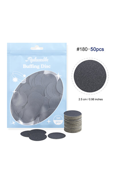 Choice4 50 قطعة من ورق الصنفرة القابل للاستبدال بحجم 25 مم، ذو حبيبات 180، لإ...