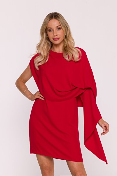 Stylove s423 Cocktail dress with decorative cape