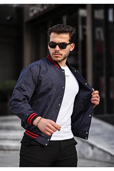 The Naz Line Men's Printed Hooded College Raincoat