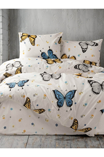 Sudemhome Çift Kişilik Ranforce Lastikli Çarşaflı Nevresim Takımı