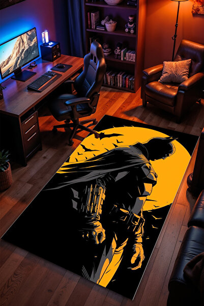 Charmbi Batman Desenli Kaymaz Taban Makinede Yıkanabilir Gaming Oyuncu Gamer ...