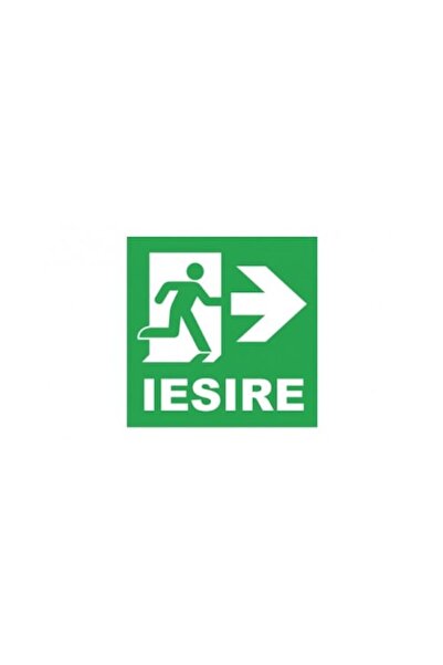 Oracal Sticker decorativ Iesire dreapta, 20x20 cm, Verde