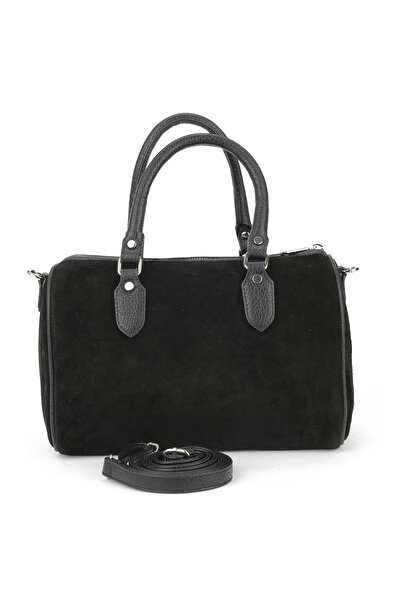 Ziya , Women's Genuine Leather Shoulder and Hand Bag 153979Z5011 Black