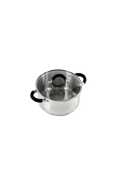 Kinghoff 4-liter stainless steel pot with lid, 22 cm, multilayer thermal bottom,