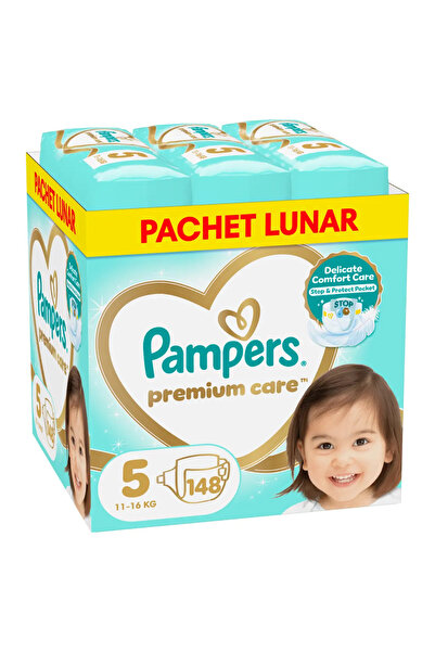 Pampers Scutece Premium Care XXL Box Marimea 5, 11-16 kg, 148 buc