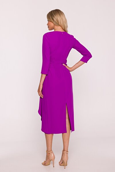 Stylove s425 Elegant dress with decorative frill