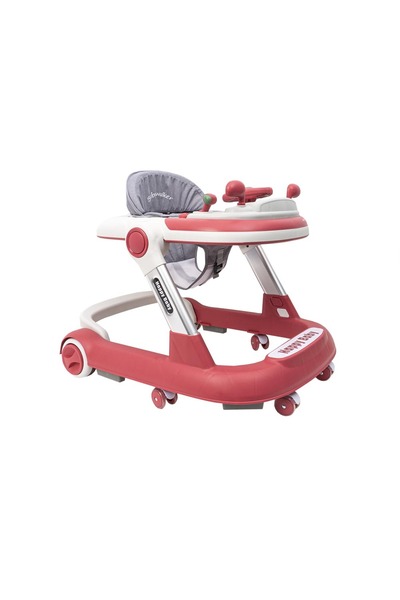 Z-Tools Premergător pentru bebeluși cu 6 roți silențioase, 6 luni+, scaun reglabil, pliere ușoară, roz / ZTS9109