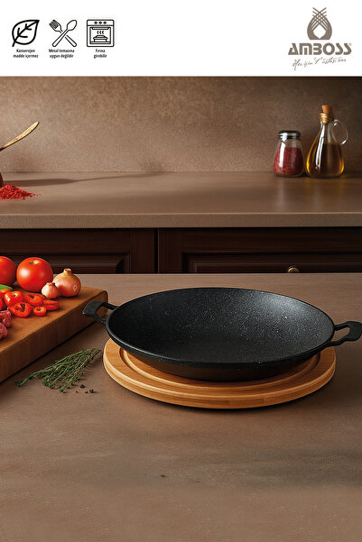 Amboss Vento 34 cm Cast Iron Grilling Pan for Flatbread