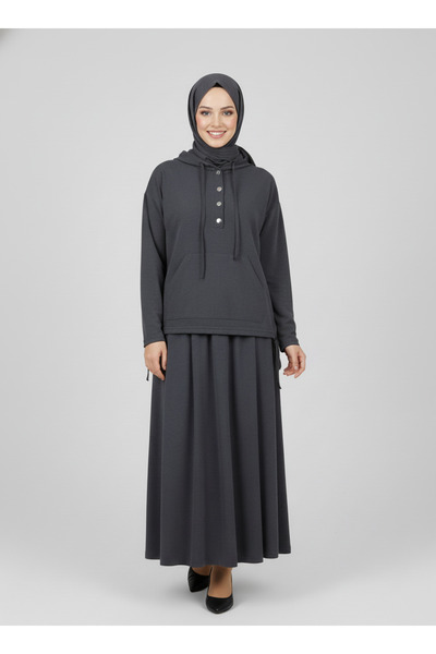 BENAHOLL Σετ φούστας Barina με λεπτομέρεια πατιλέτας και τσέπες Kangru - AS08...