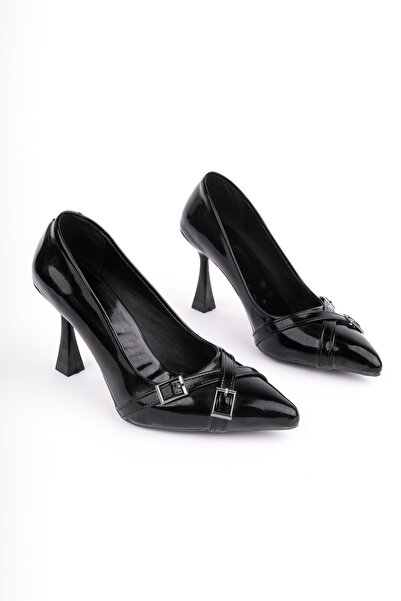 Madam Tarz حذاء ناثان كروس كومب بحزام رفيع وكعب ستيليتو