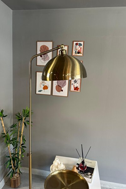 Bamyum Dimmerli Işığı Ayarlanabilen Işığı Artırılıp Azaltılabilen Eskitme Hareketli Başlık Metal Lambader