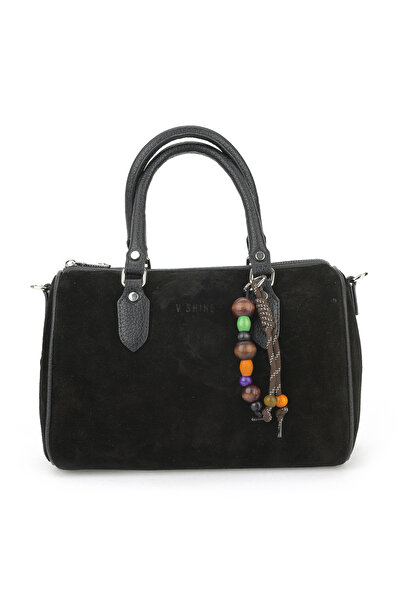 Ziya , Women's Genuine Leather Shoulder and Hand Bag 153979Z5011 Black