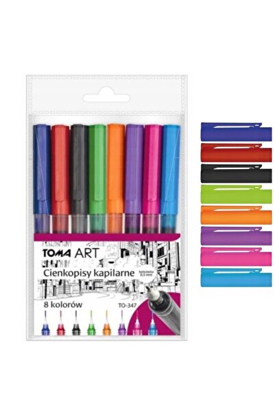 Other Set de 8 markeri capilari Toma TO-347 0,5 mm