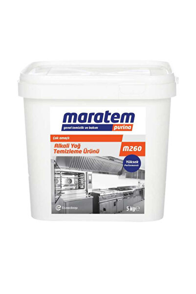 Maratem M260 Alkali Yağ Temizlik Ürünü Toz 5 Kg