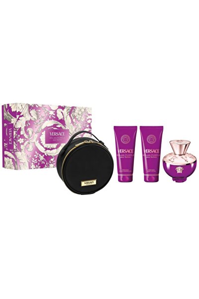 Versace Dylan Purple Edp 100 Ml + Body Lotion 100 Ml + Shower Gel 100 Ml + Çanta