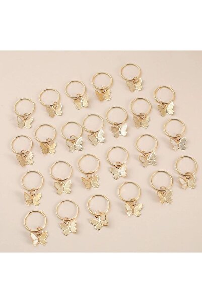 Choice colour1 24pcs Wig dreadlocks hair accessories buckle butterfly open ha...