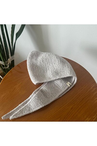 POFUDUK Sophie Knitted Scarf Foulard Shawl Pfdkf4 Silvery Gray