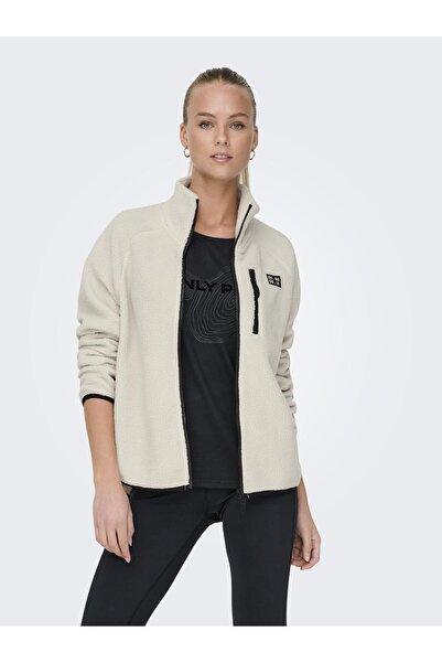 Only Play Teddyfell Jacke ONPMON Sweatshirt-Jacke