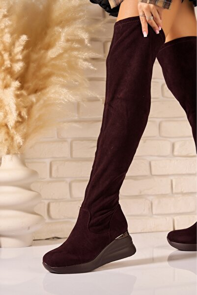 Joana Ainhoa Brown Fur-Lined Boots