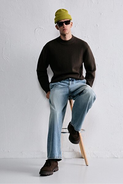 Pull & Bear Fitilli örgü kazak