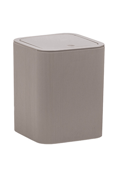 Okyanus Home Trash can, made of plastic, rectangular shape, modern and elegant design, 5 L, 18 x 18...