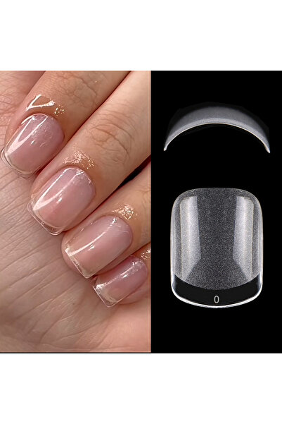 Choice XXS مربع 120 قطعة 120 قطعة XXS أطراف أظافر جل ناعمة منحوتة بغطاء كامل ...